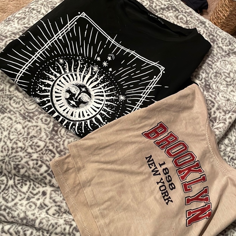 Two shein medium t-shirts
